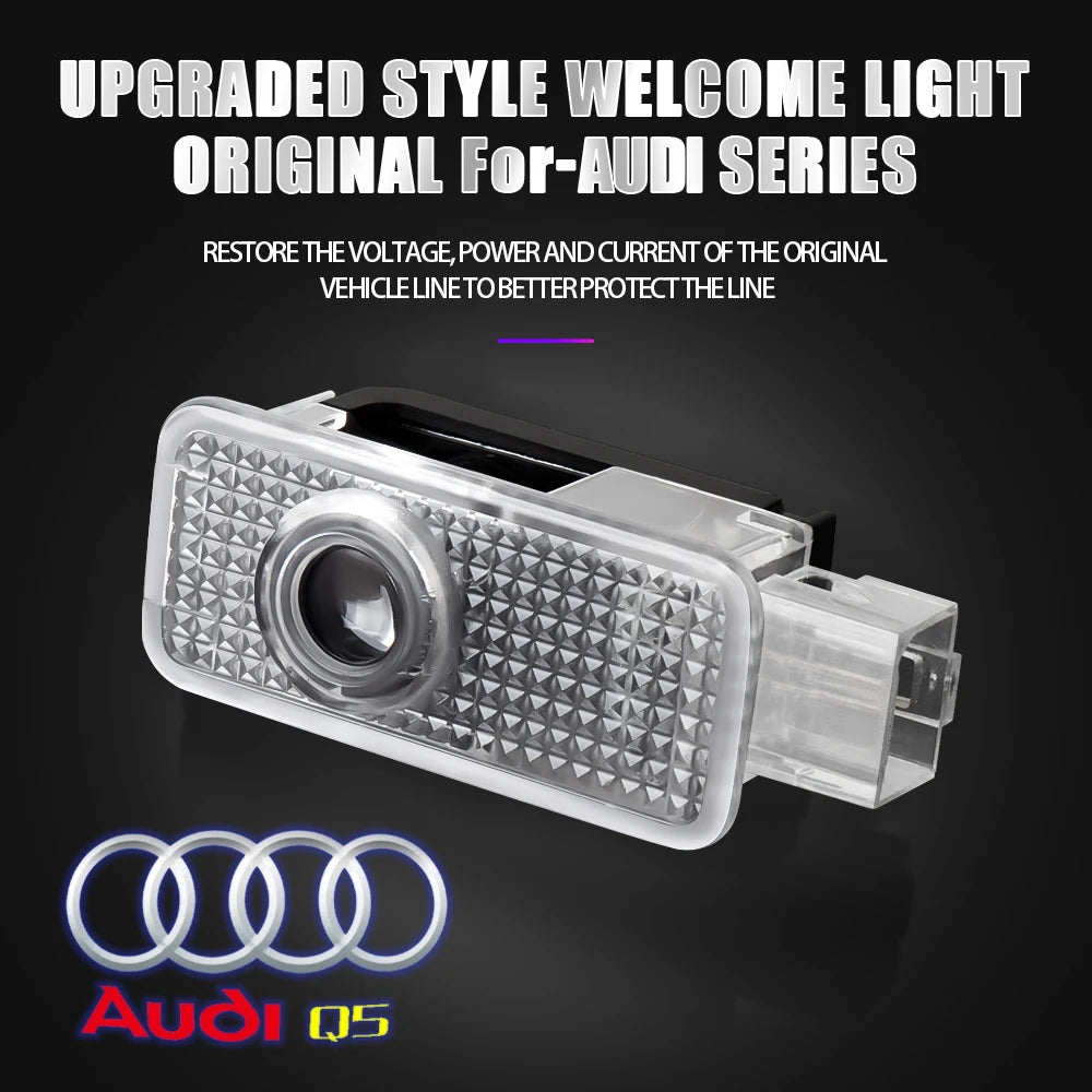 Projecteur LED pour Portière Audi – RS, S Line, Audi Sport, Quattro