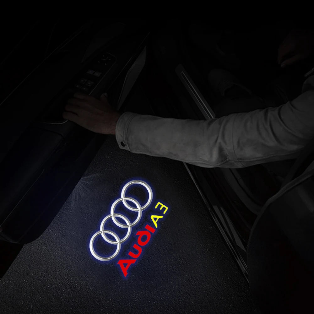 Projecteur LED pour Portière Audi – RS, S Line, Audi Sport, Quattro