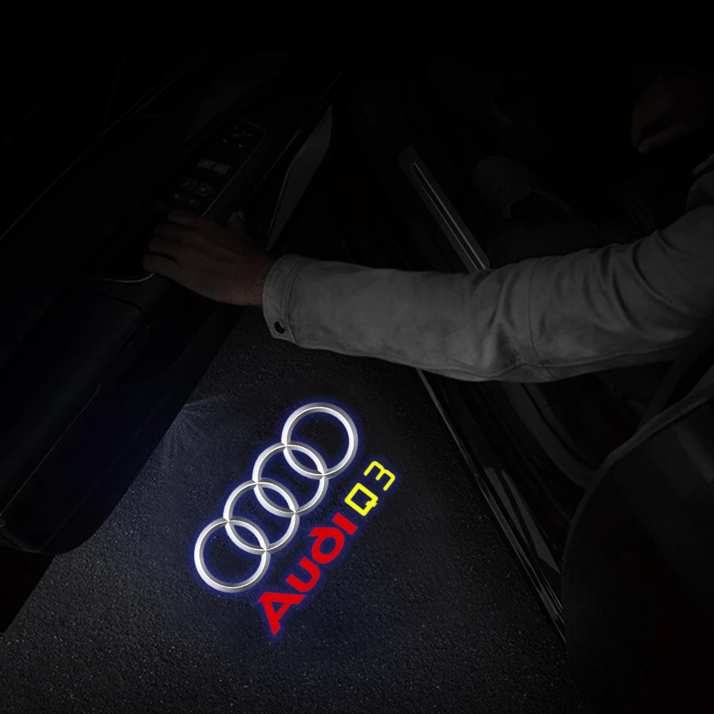 Projecteur LED pour Portière Audi – RS, S Line, Audi Sport, Quattro