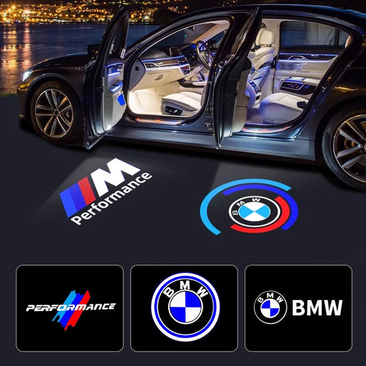 Projecteurs LED de Portière pour BMW – Logo Lumineux au choix