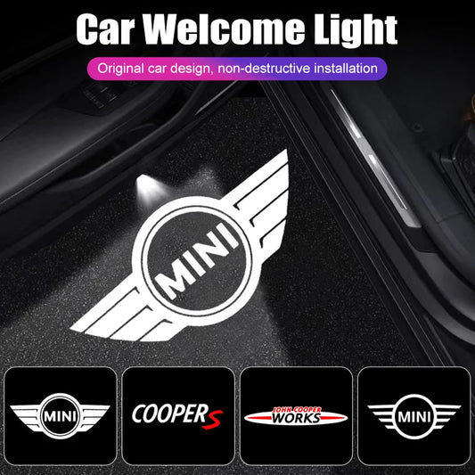 Projecteur LED pour Mini Cooper – Lumière de Bienvenue Personnalisable