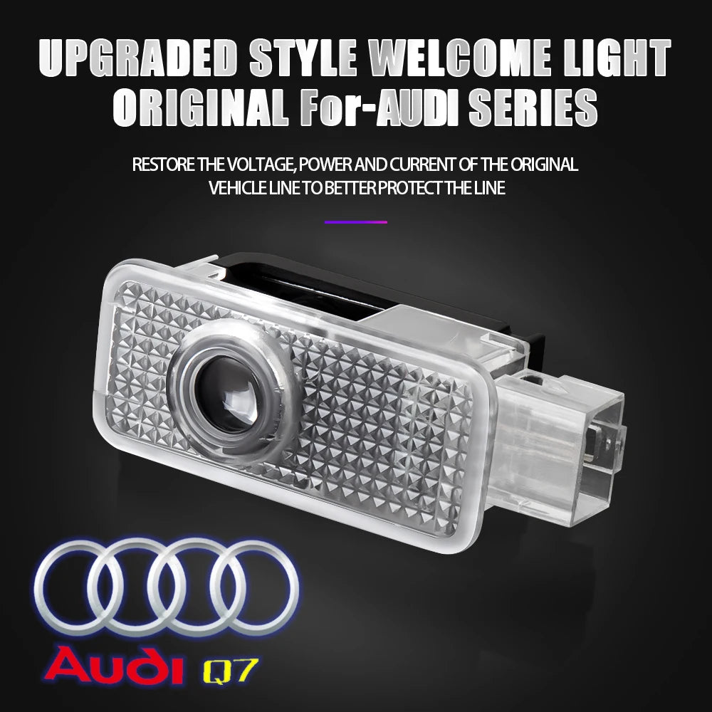 Projecteur LED pour Portière Audi – RS, S Line, Audi Sport, Quattro
