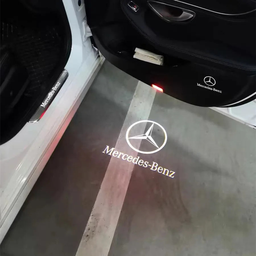 Projecteur Laser pour Mercedes – Lumière de Bienvenue Personnalisable