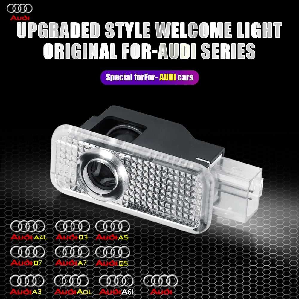 Projecteur LED pour Portière Audi – RS, S Line, Audi Sport, Quattro
