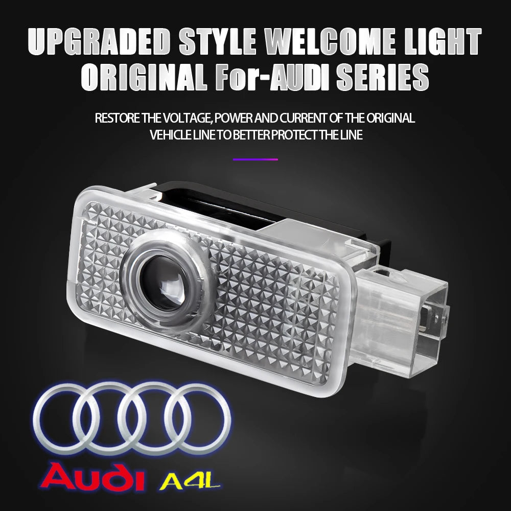 Projecteur LED pour Portière Audi – RS, S Line, Audi Sport, Quattro