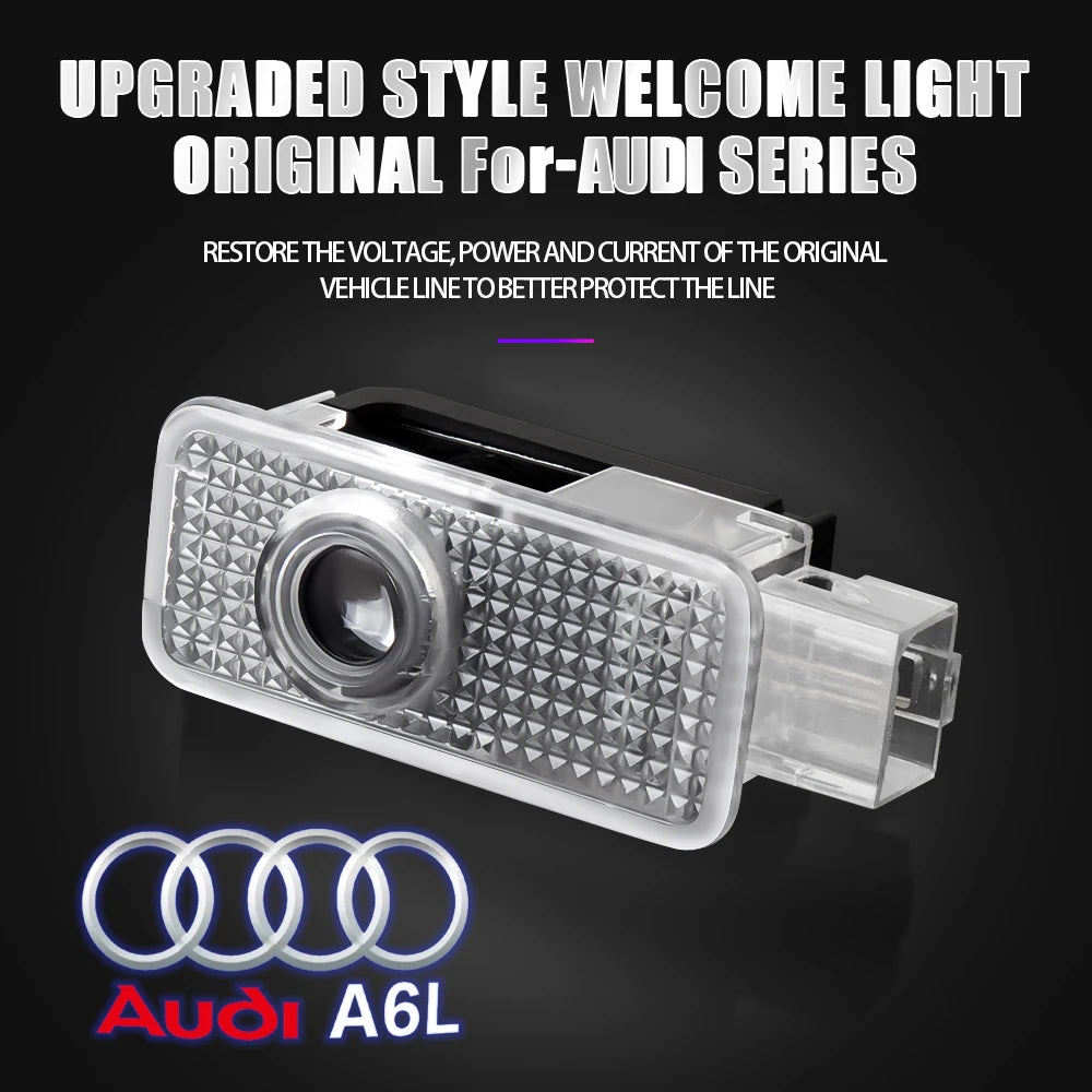 Projecteur LED pour Portière Audi – RS, S Line, Audi Sport, Quattro