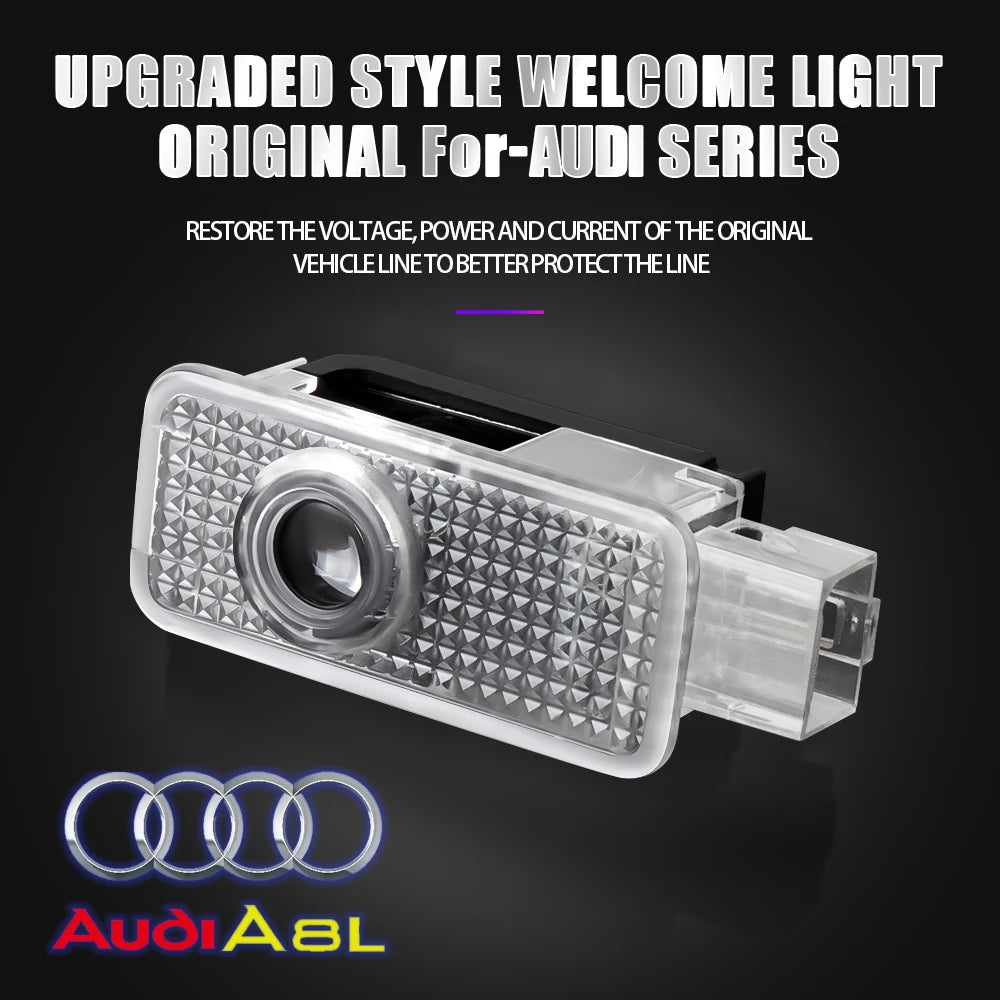 Projecteur LED pour Portière Audi – RS, S Line, Audi Sport, Quattro
