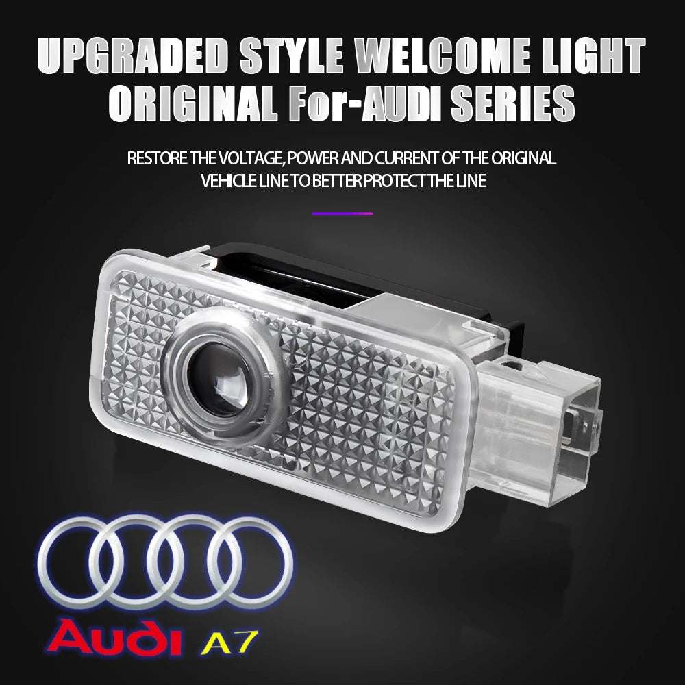 Projecteur LED pour Portière Audi – RS, S Line, Audi Sport, Quattro